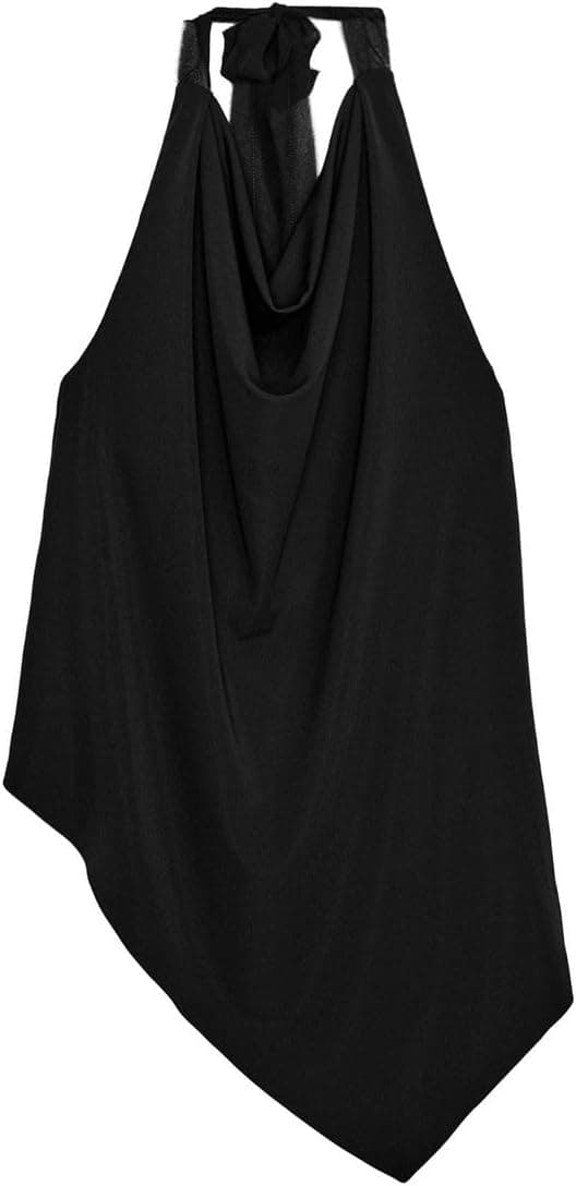 تاپ زنانه ZARA کرپ مشکی Drapeli سایز M تاپ زنانه ZARA کرپ مشکی Drapeli سایز M