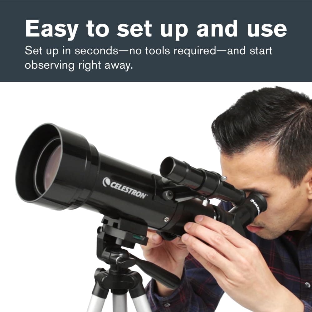 تلسکوپ Celestron Travel Scope 70 مدل CL 21035 تلسکوپ Celestron Travel Scope 70 مدل CL 21035