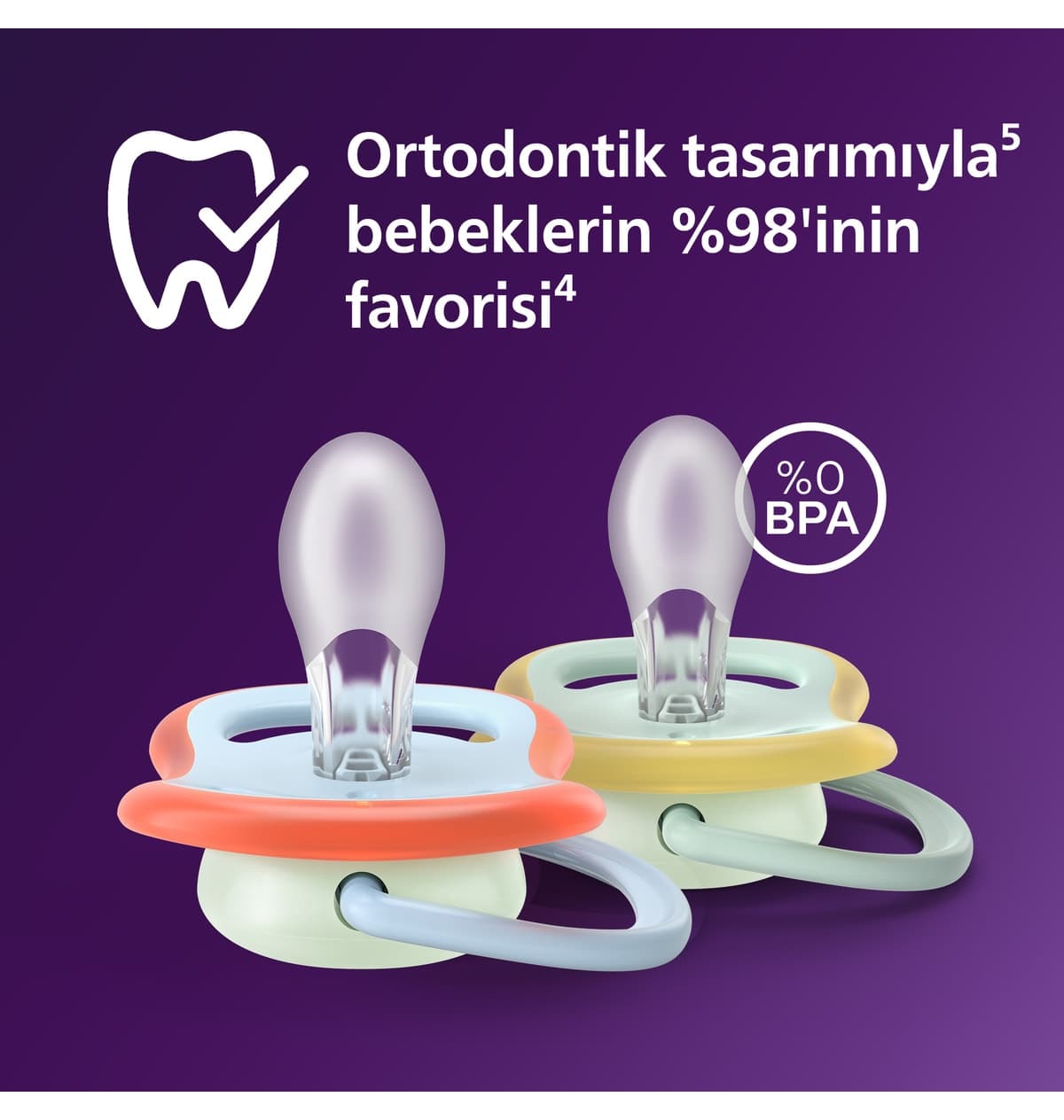 پستانک شب ارتودنسی مردانه Philips Avent Ultra Air درخشان در تاریکی 0-6 ماه مدل SCF376/24 پستانک شب ارتودنسی مردانه Philips Avent Ultra Air درخشان در تاریکی 0-6 ماه مدل SCF376/24
