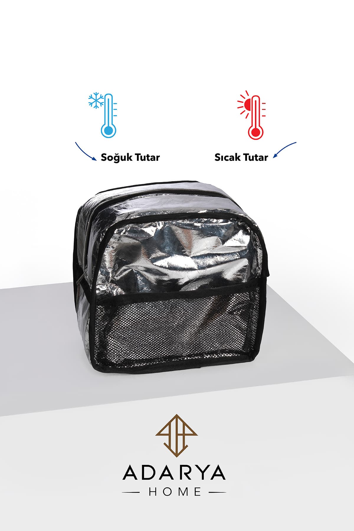 کیف حمل غذای ADARYA HOME عایق حرارتی 7 Lt برای غذای گرم و سرد، مشکی کیف حمل غذای ADARYA HOME عایق حرارتی 7 Lt برای غذای گرم و سرد، مشکی