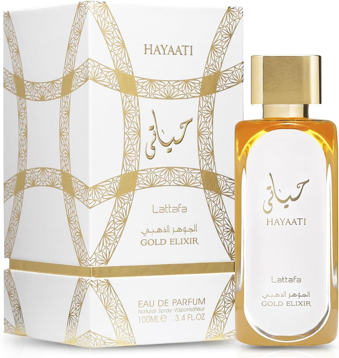 ادو پرفیوم یونیسکس Lattafa Hayaati Gold Elixir، 100 ml ادو پرفیوم یونیسکس Lattafa Hayaati Gold Elixir، 100 ml