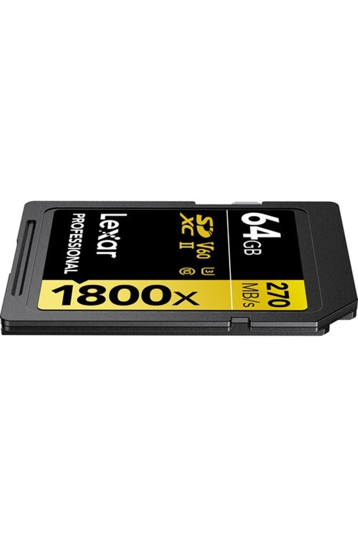 کارت حافظه SDXC Lexar Gold Series 64GB 1800x سازگار با UHS-II و 270MB/s کارت حافظه SDXC Lexar Gold Series 64GB 1800x سازگار با UHS-II و 270MB/s