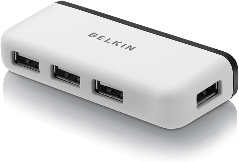 هاب USB پسرانه Belkin 4 ورودی USB-A سفری USB 2.0 مشکی هاب USB پسرانه Belkin 4 ورودی USB-A سفری USB 2.0 مشکی