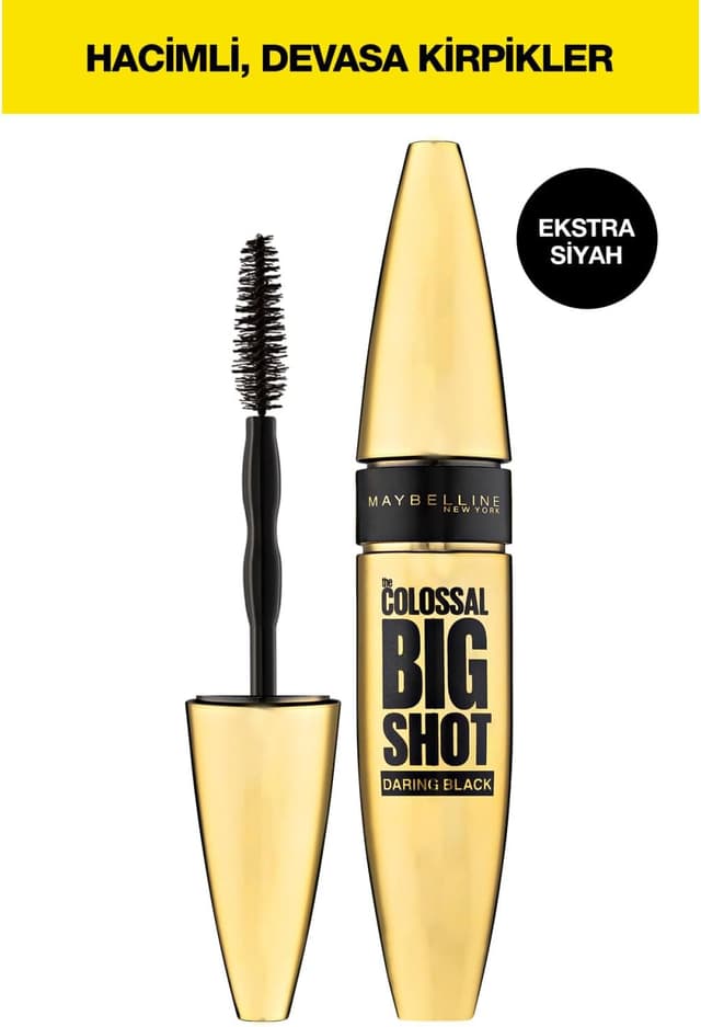 ریمل MAYBELLINE مشکی خیلی پررنگ The Colossal Big Shot Daring Black ریمل MAYBELLINE مشکی خیلی پررنگ The Colossal Big Shot Daring Black