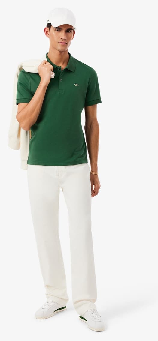 پولوشرت مردانه Lacoste سبز فیت معمولی پولوشرت مردانه Lacoste سبز فیت معمولی