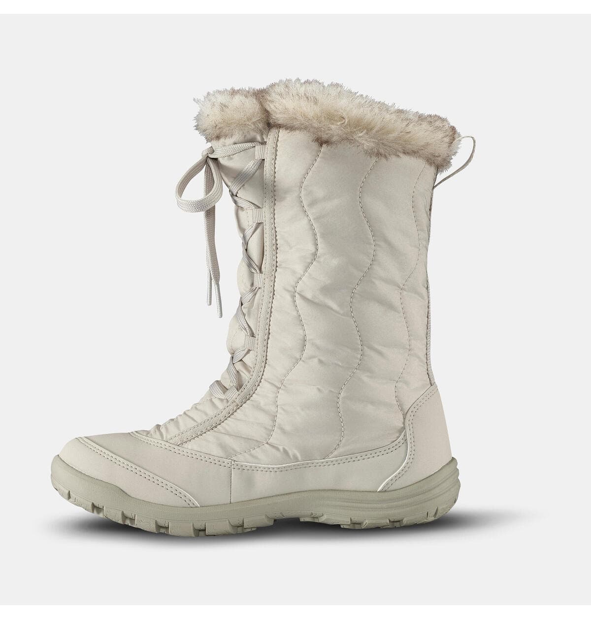 چکمه برفی کودکانه Decathlon Quechua گرم و ضدآب سفید مدل SH500 چکمه برفی کودکانه Decathlon Quechua گرم و ضدآب سفید مدل SH500