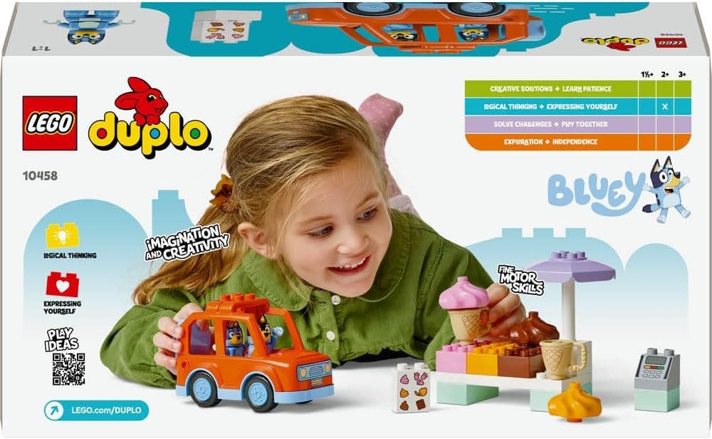لگو DUPLO سفر بستنی با Bluey مدل 10458 لگو DUPLO سفر بستنی با Bluey مدل 10458