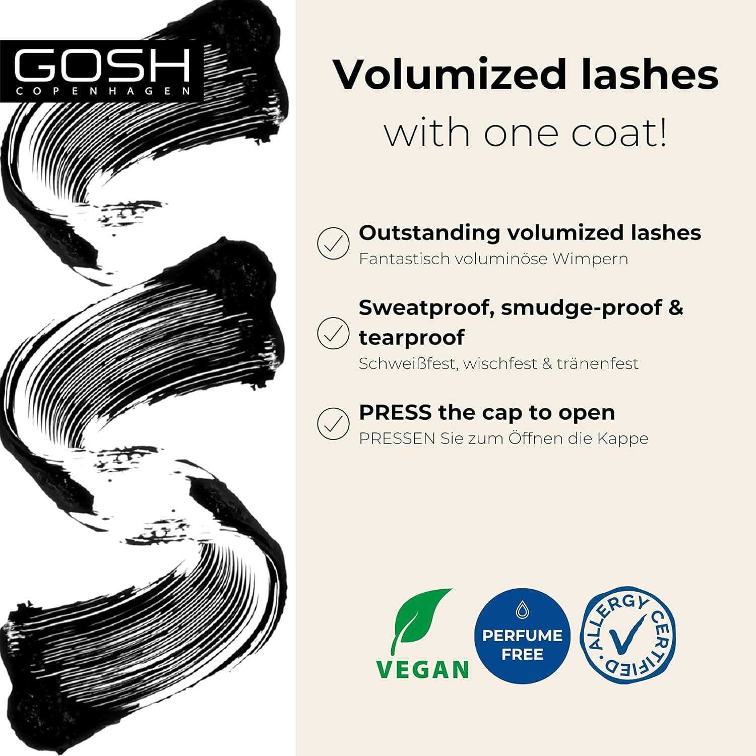 ریمل GOSH حجمدهنده مدل JUST CLICK IT! 10 ml ریمل GOSH حجمدهنده مدل JUST CLICK IT! 10 ml