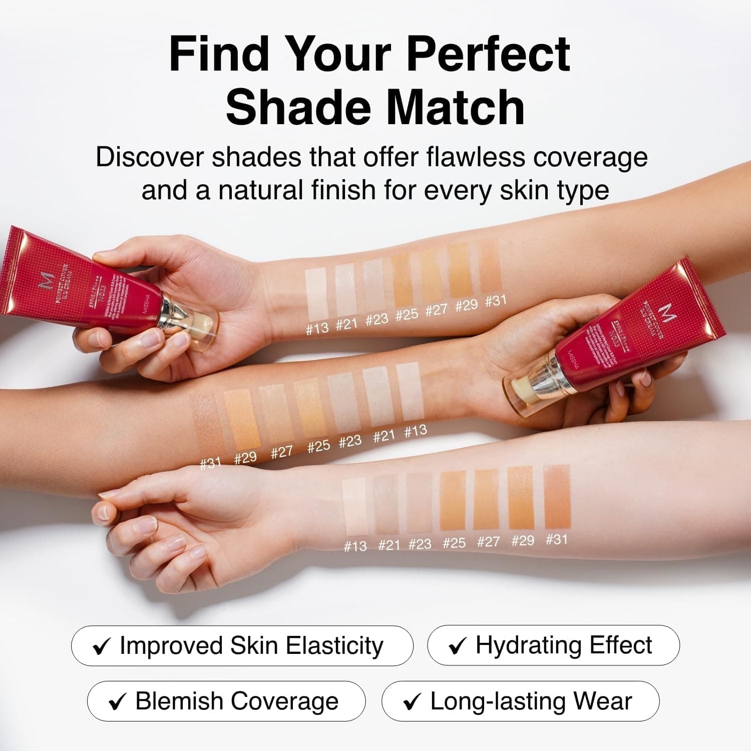 کرم بیبی MISSHA با پوشش کامل M Perfect Cover Ex SPF42 PA No.27 50ml کرم بیبی MISSHA با پوشش کامل M Perfect Cover Ex SPF42 PA No.27 50ml
