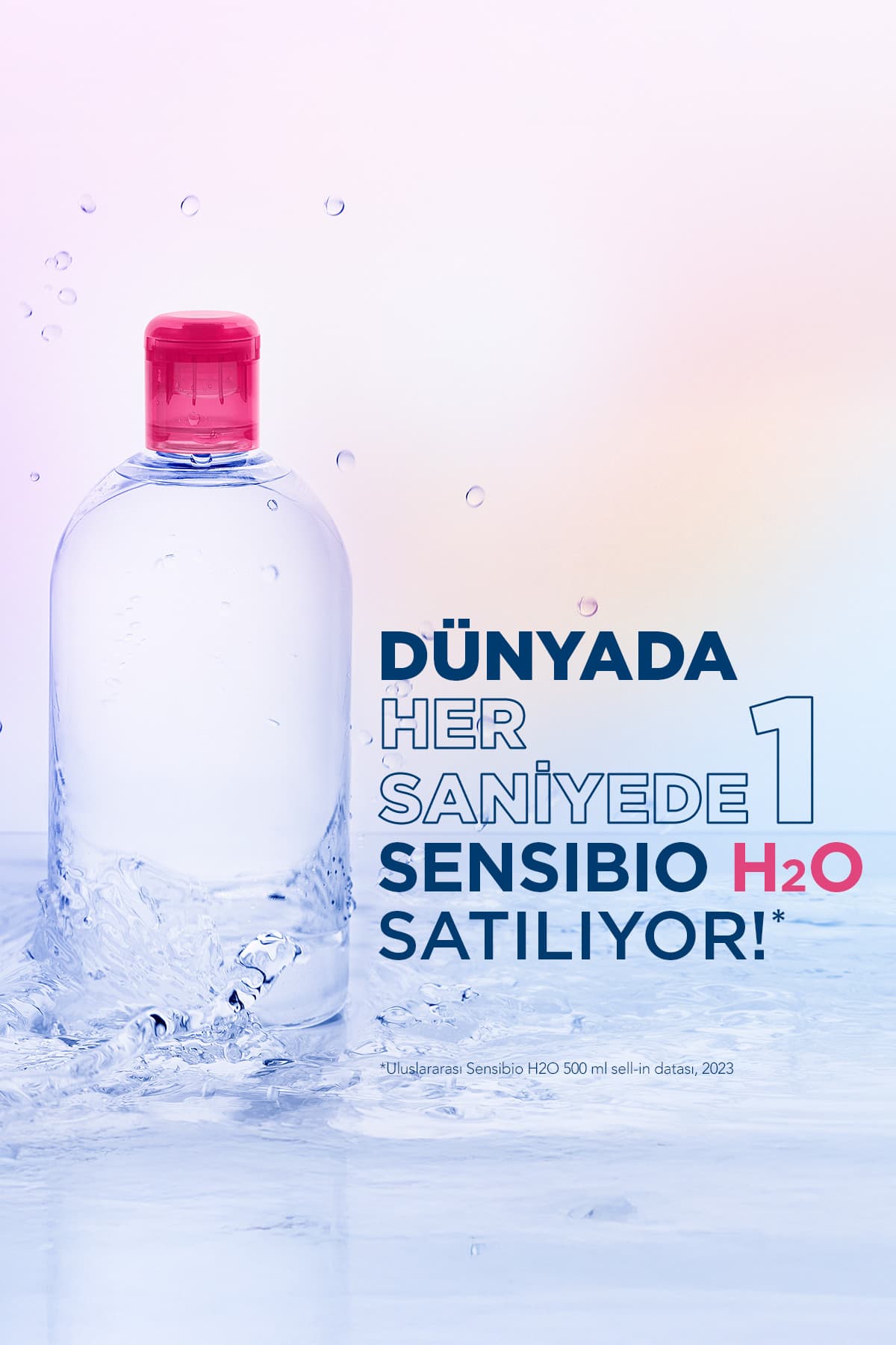 آب میسلار پاککننده آرایش برای پوستهای حساس و معمولی Bioderma Sensibio H2O 500 ML آب میسلار پاککننده آرایش برای پوستهای حساس و معمولی Bioderma Sensibio H2O 500 ML