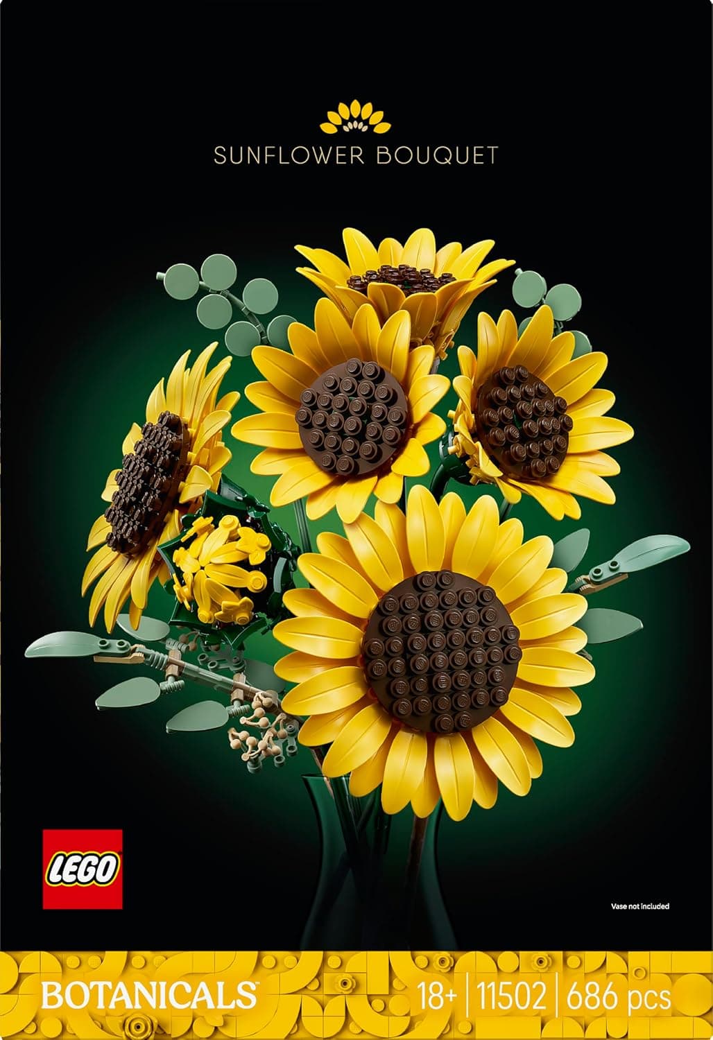 لگو Botanicals دسته گل آفتابگردان مدل 11502 لگو Botanicals دسته گل آفتابگردان مدل 11502