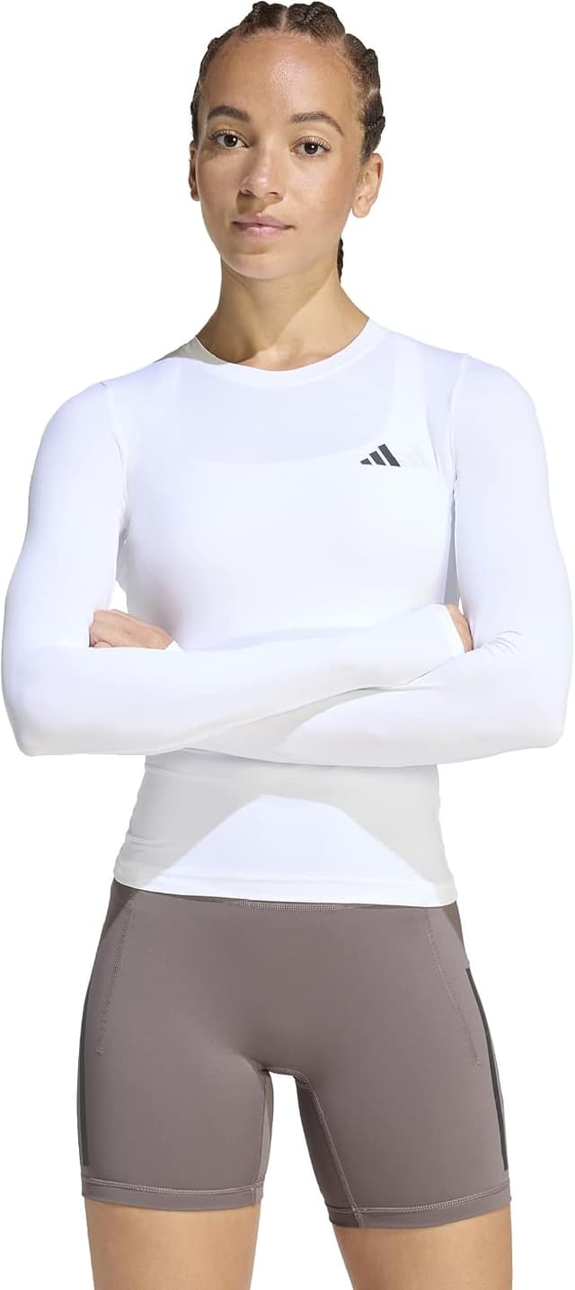 تیشرت ورزشی آستین بلند زنانه adidas PrimeLift Essentials Contour تیشرت ورزشی آستین بلند زنانه adidas PrimeLift Essentials Contour