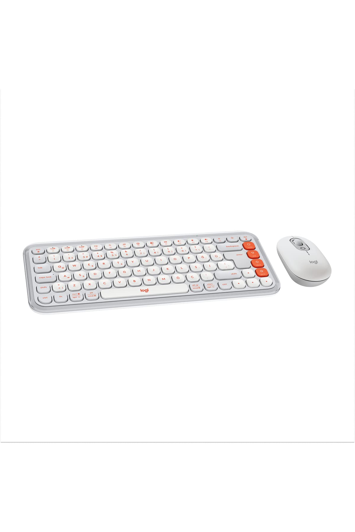 ست کیبورد و ماوس logitech بیسیم بلوتوثی سایلنت Q ترکی POP ICON سفید مدل 920-013076 ست کیبورد و ماوس logitech بیسیم بلوتوثی سایلنت Q ترکی POP ICON سفید مدل 920-013076