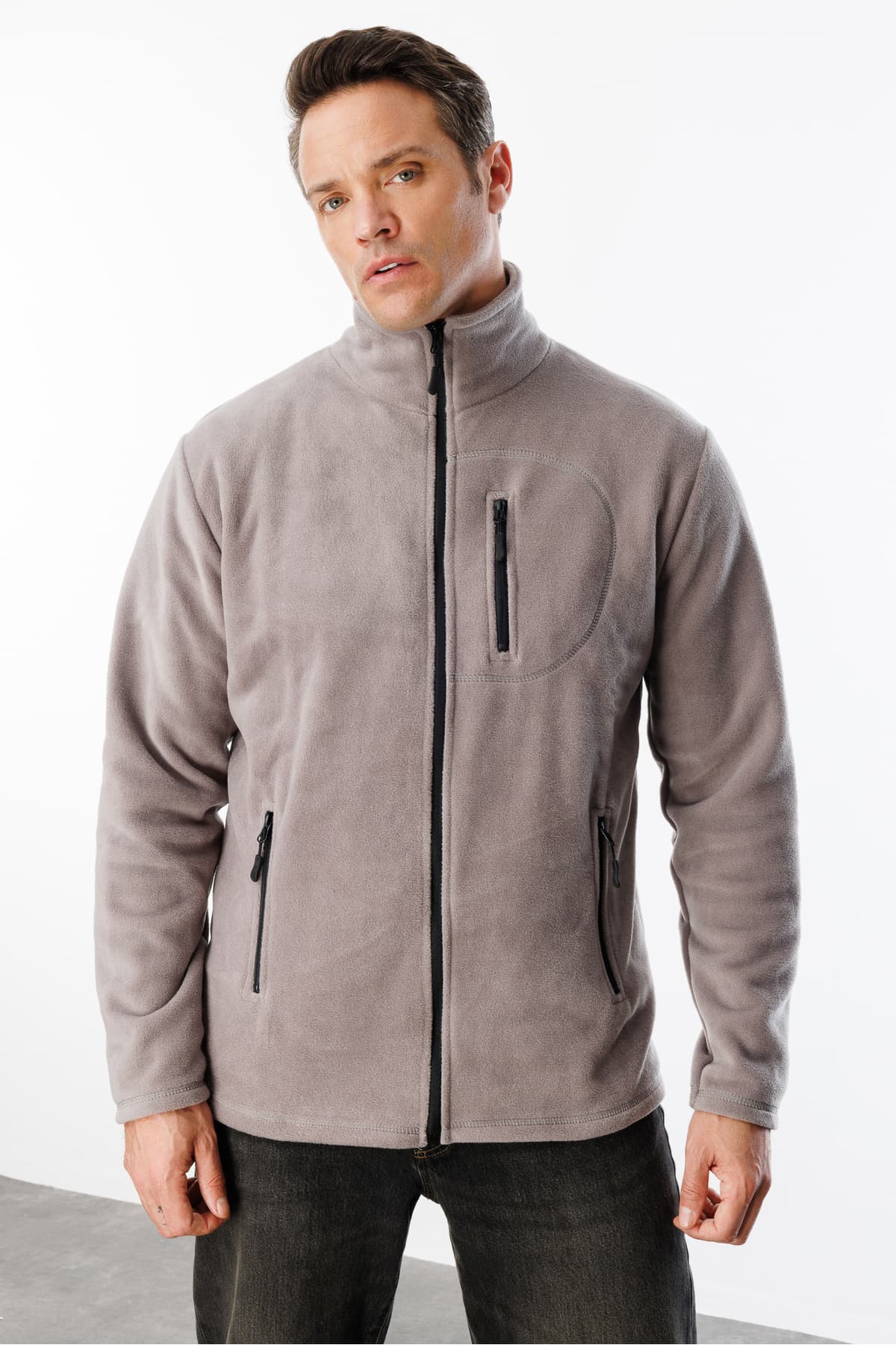 ژاکت پولار مردانه GENIUS STORE تمامزیپ سهجیبه آوتدور Tactical Flecee مدل Polar-gns ژاکت پولار مردانه GENIUS STORE تمامزیپ سهجیبه آوتدور Tactical Flecee مدل Polar-gns