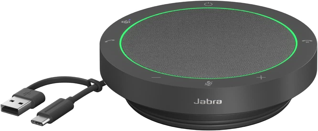 اسپیکرفون بیسیم بلوتوثی Jabra با ۴ میکروفون حذف نویز و بلندگوی 50mm مدل Speak2 55 اسپیکرفون بیسیم بلوتوثی Jabra با ۴ میکروفون حذف نویز و بلندگوی 50mm مدل Speak2 55