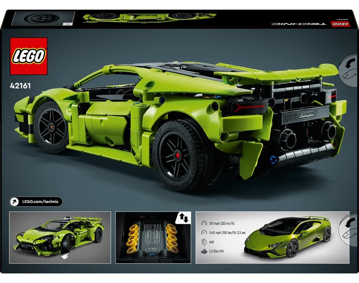 لگو Technic Lamborghini Huracán Tecnica مدل 42161 806 قطعه لگو Technic Lamborghini Huracán Tecnica مدل 42161 806 قطعه