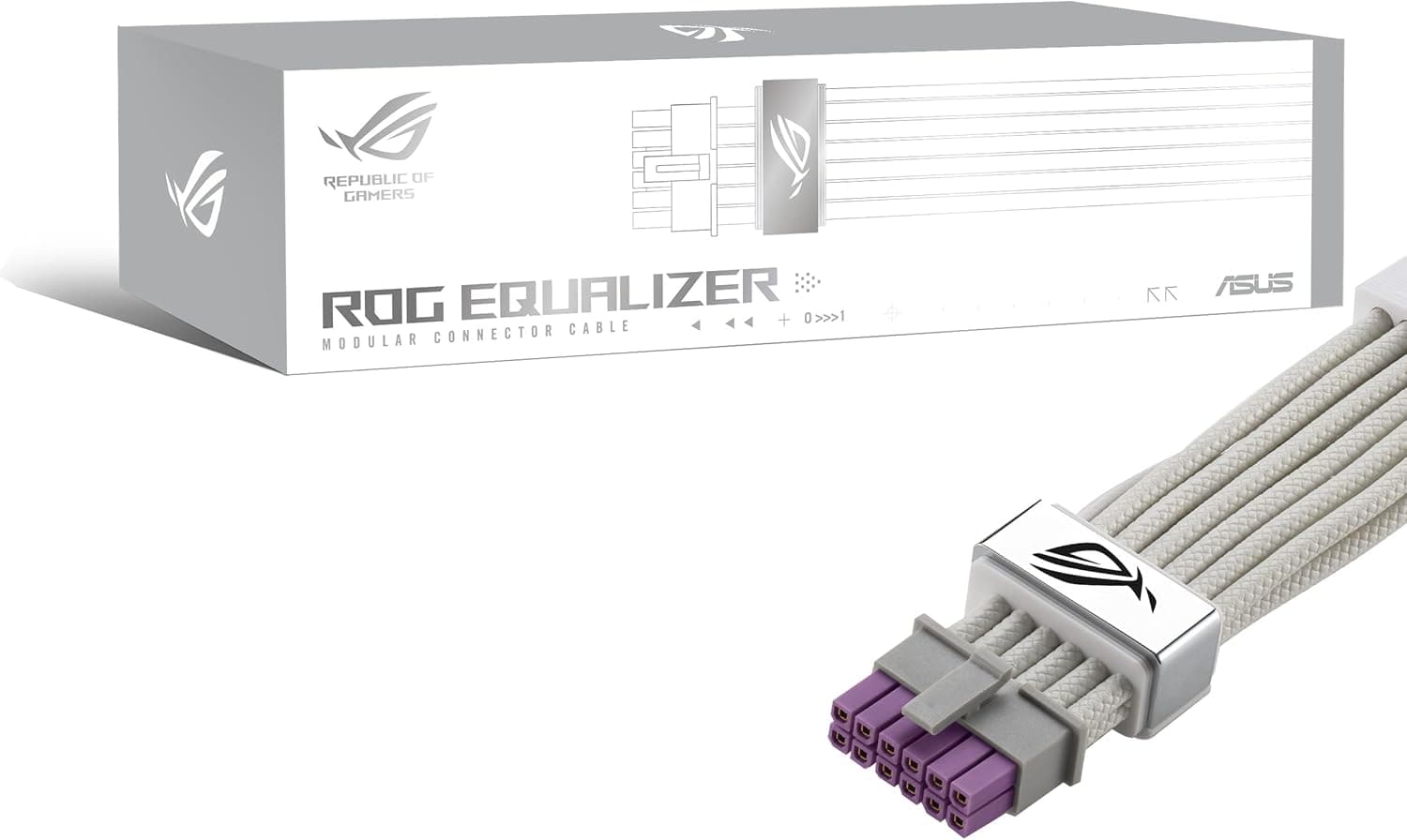 کابل برق PCIe ASUS ROG Equalizer مدل 12V-2x6، سازگار با ATX 3.1 و PCIe 5.1، با 3 سال گارانتی کابل برق PCIe ASUS ROG Equalizer مدل 12V-2x6، سازگار با ATX 3.1 و PCIe 5.1، با 3 سال گارانتی