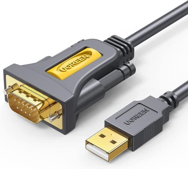 کابل مبدل سریال USB به RS232 UGREEN، DB9 نری 9 پین، 1M کابل مبدل سریال USB به RS232 UGREEN، DB9 نری 9 پین، 1M