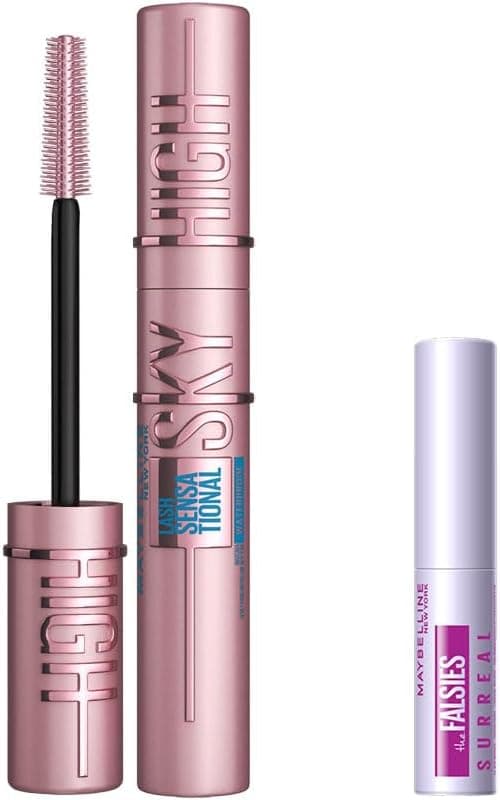 ست Maybelline مسکارا Lash Sensational Sky High ضدآب و Mini Tattoo Liner ست Maybelline مسکارا Lash Sensational Sky High ضدآب و Mini Tattoo Liner
