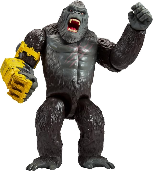 فیگور اکشن اسباببازی MonsterVerse، Kong غولپیکر 11-Inch مدل Godzilla x Kong: The New Empire، مناسب 4 سال به بالا فیگور اکشن اسباببازی MonsterVerse، Kong غولپیکر 11-Inch مدل Godzilla x Kong: The New Empire، مناسب 4 سال به بالا