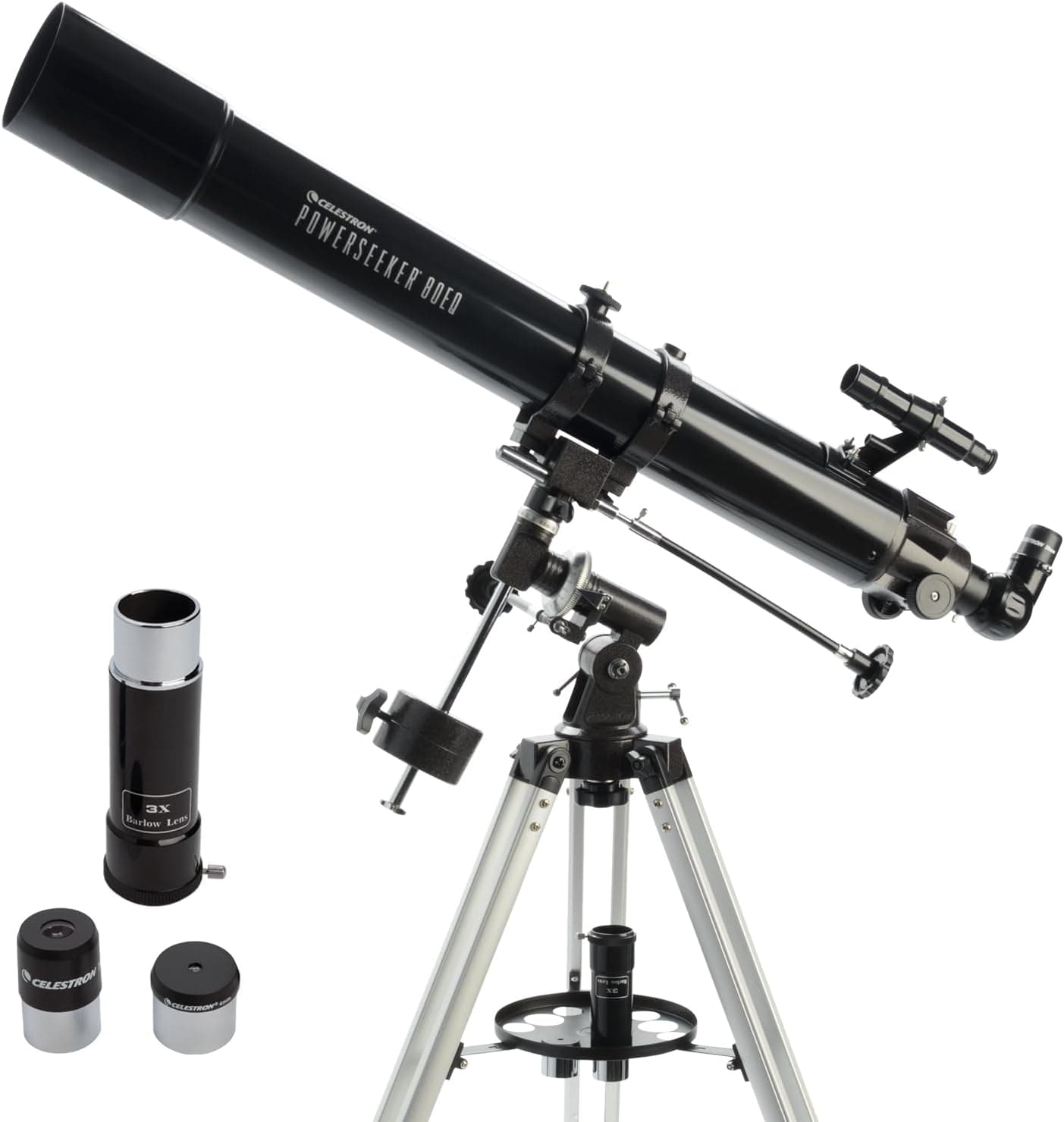 تلسکوپ Celestron PowerSeeker 80EQ مدل CL 21048 تلسکوپ Celestron PowerSeeker 80EQ مدل CL 21048