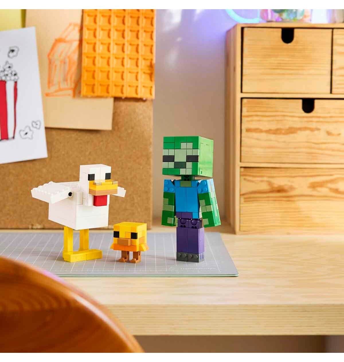 لگو Minecraft مرغ جاکی مدل 21582 با 344 قطعه لگو Minecraft مرغ جاکی مدل 21582 با 344 قطعه