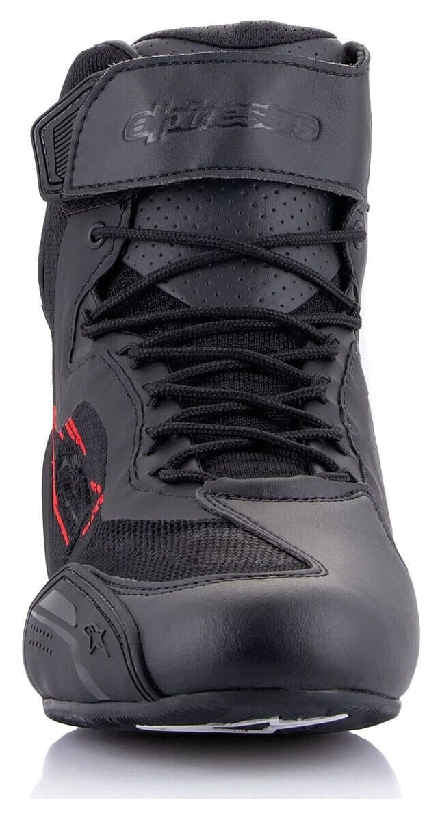 بوت موتورسواری محافظدار Alpinestars Faster-3 Rideknit سیاه خاکستری قرمز بوت موتورسواری محافظدار Alpinestars Faster-3 Rideknit سیاه خاکستری قرمز