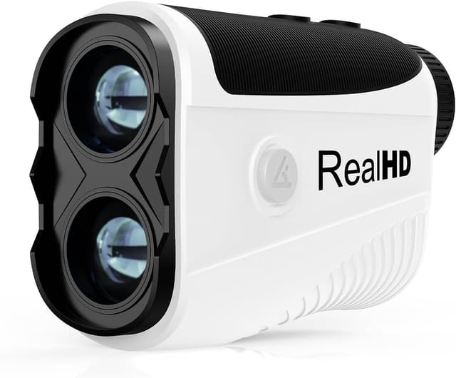 فاصلهیاب لیزری گلف Real HD با شیبسنج، برد 1,200 Yards، بزرگنمایی 7X، آهنربا، قفل پرچم و لرزش، قابل شارژ فاصلهیاب لیزری گلف Real HD با شیبسنج، برد 1,200 Yards، بزرگنمایی 7X، آهنربا، قفل پرچم و لرزش، قابل شارژ