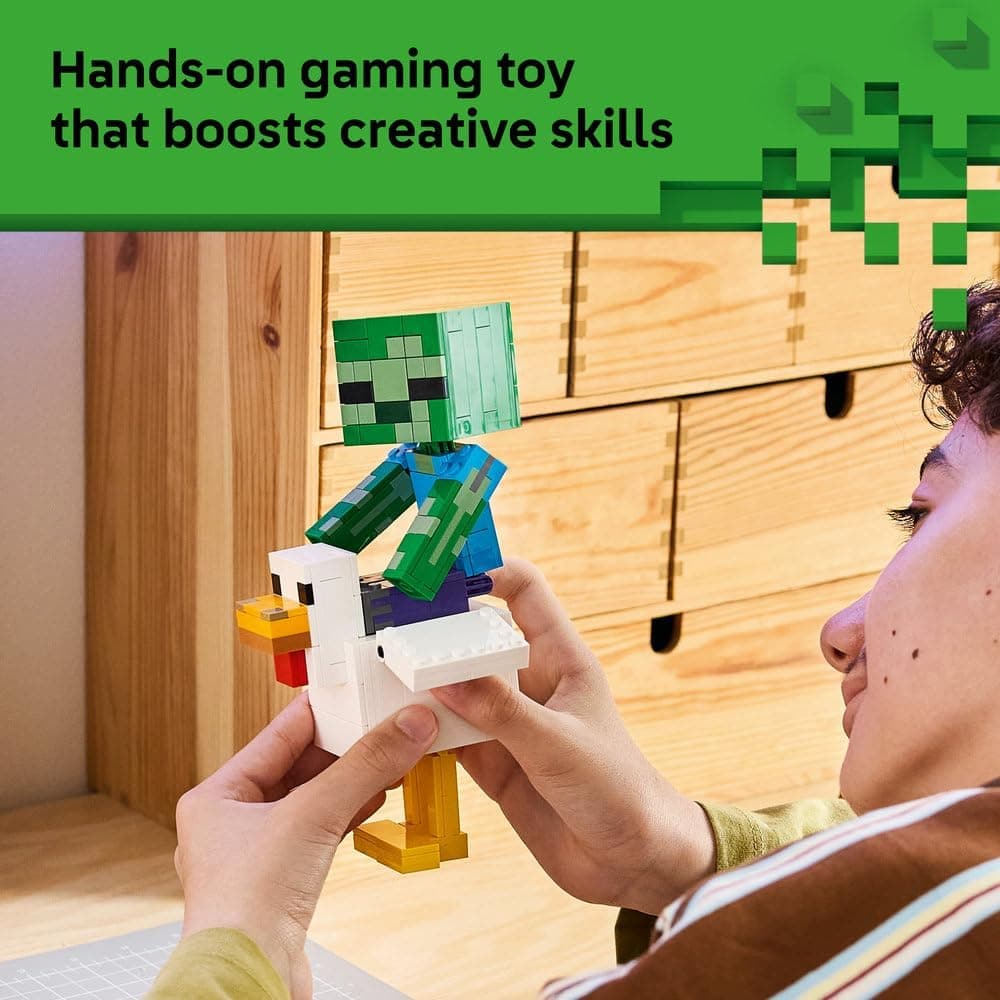 لگو Minecraft مدل 21582 Chicken Jockey لگو Minecraft مدل 21582 Chicken Jockey