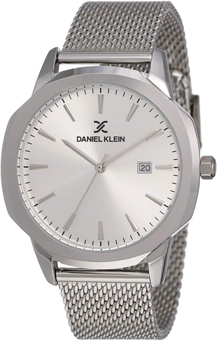 ساعت مچی مردانه Daniel Klein با بند مش نقرهای مدل DK.1.12414-1 ساعت مچی مردانه Daniel Klein با بند مش نقرهای مدل DK.1.12414-1