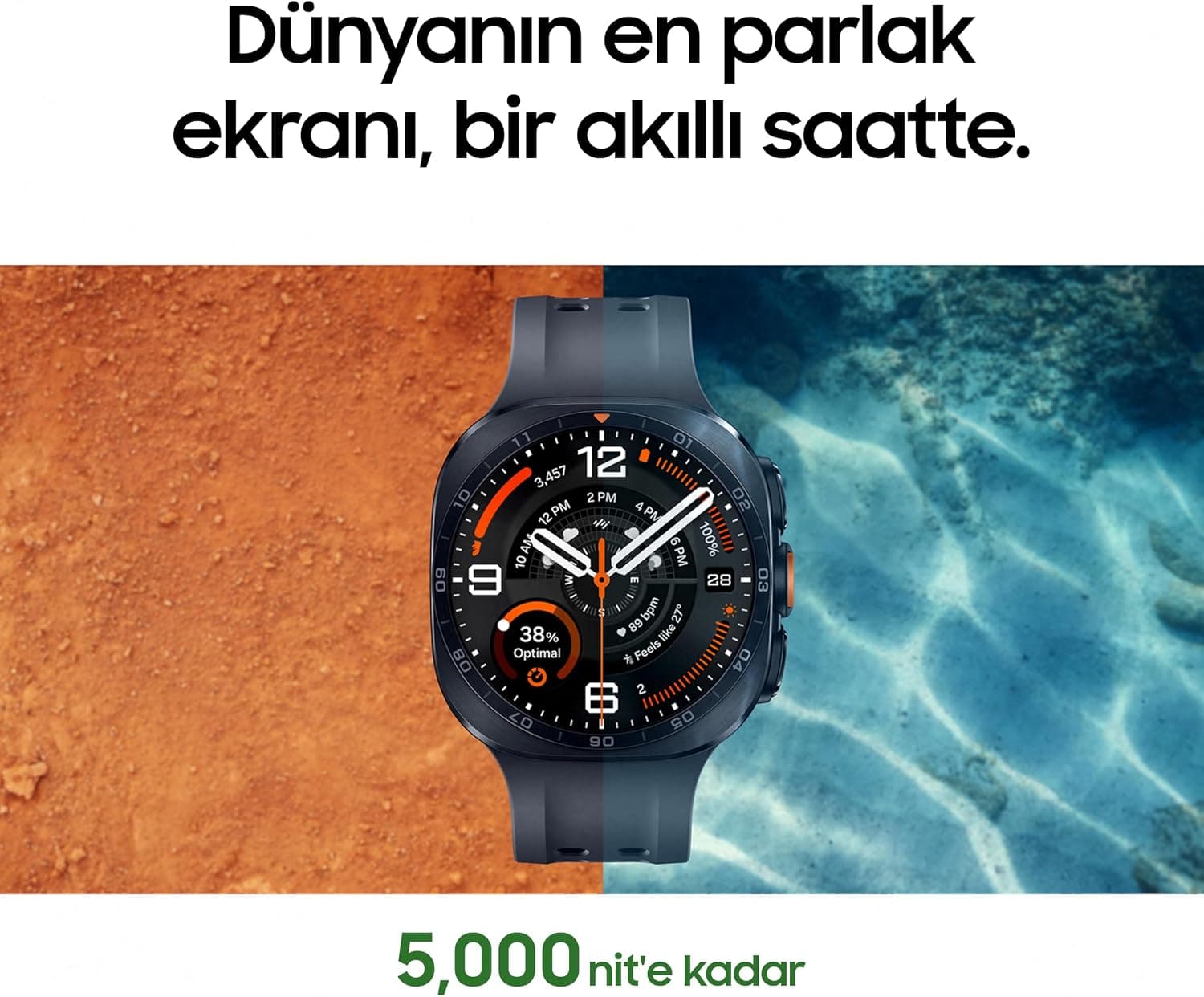 ساعت هوشمند Samsung تیتانیوم خاکستری 47mm مدل Galaxy Watch Ultra2 ساعت هوشمند Samsung تیتانیوم خاکستری 47mm مدل Galaxy Watch Ultra2