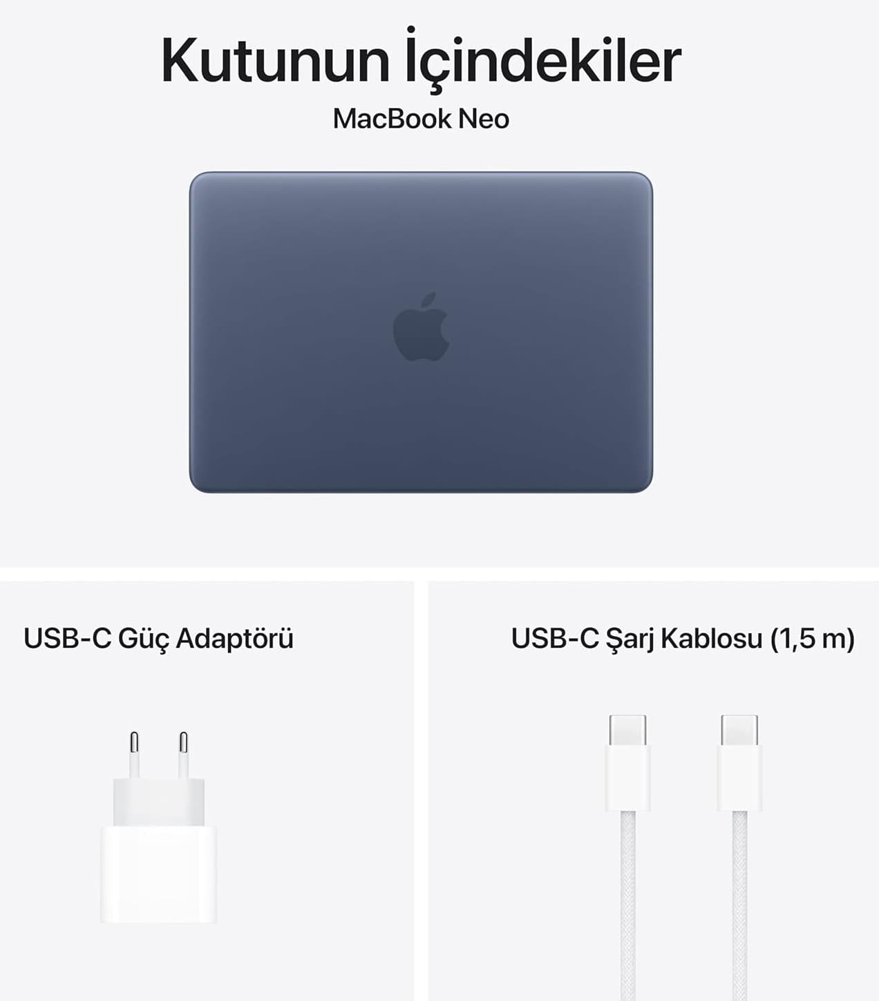 لپتاپ Apple مدل MacBook Neo 13 اینچی با چیپ A18 Pro رنگ ایندیگو لپتاپ Apple مدل MacBook Neo 13 اینچی با چیپ A18 Pro رنگ ایندیگو