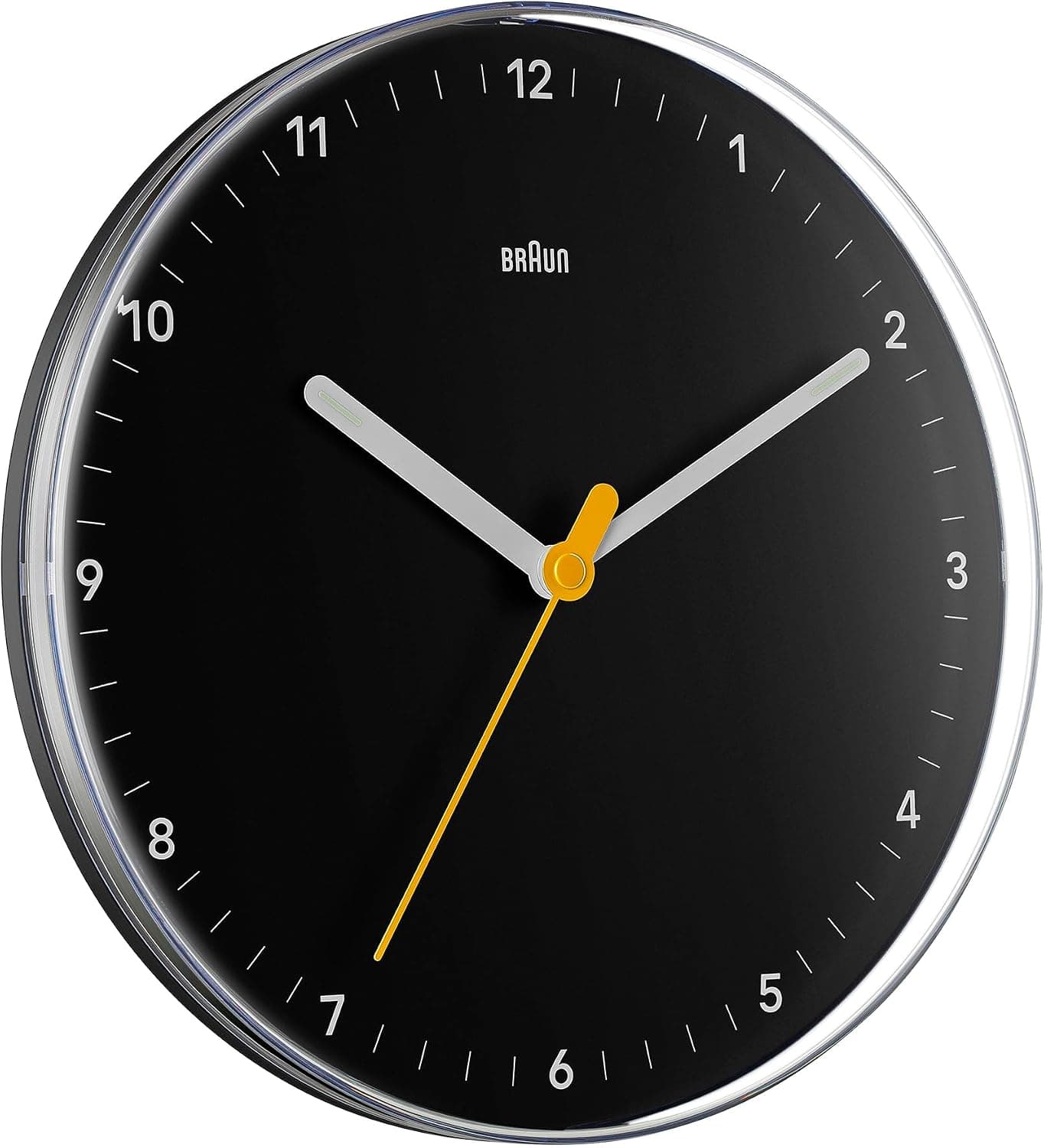 ساعت دیواری کلاسیک Braun با موتور کوارتز بیصدا، صفحه خوانا، قطر 23 cm، مشکی مدل BC26B ساعت دیواری کلاسیک Braun با موتور کوارتز بیصدا، صفحه خوانا، قطر 23 cm، مشکی مدل BC26B