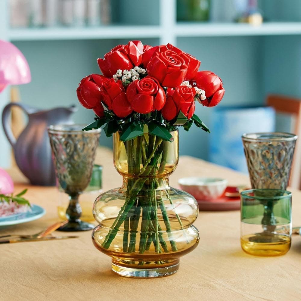 لگو Botanicals دسته گل رز مدل 10328 لگو Botanicals دسته گل رز مدل 10328