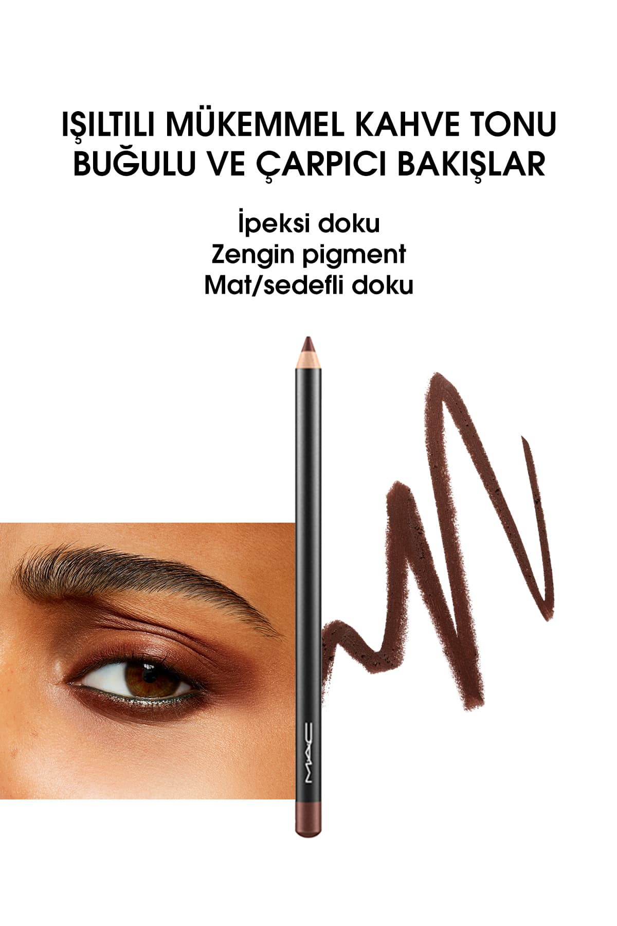 مداد چشم Mac با نوک نرم Eye Kohl رنگ Costa Riche 1.36 G