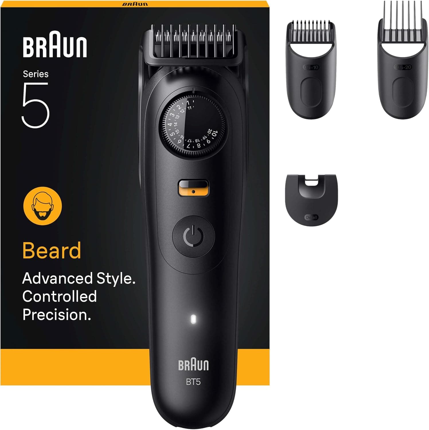 ماشین اصلاح ریش مردانه Braun Series 5 +4 اکسسوری تیغه تیز مدل BT5520 ماشین اصلاح ریش مردانه Braun Series 5 +4 اکسسوری تیغه تیز مدل BT5520