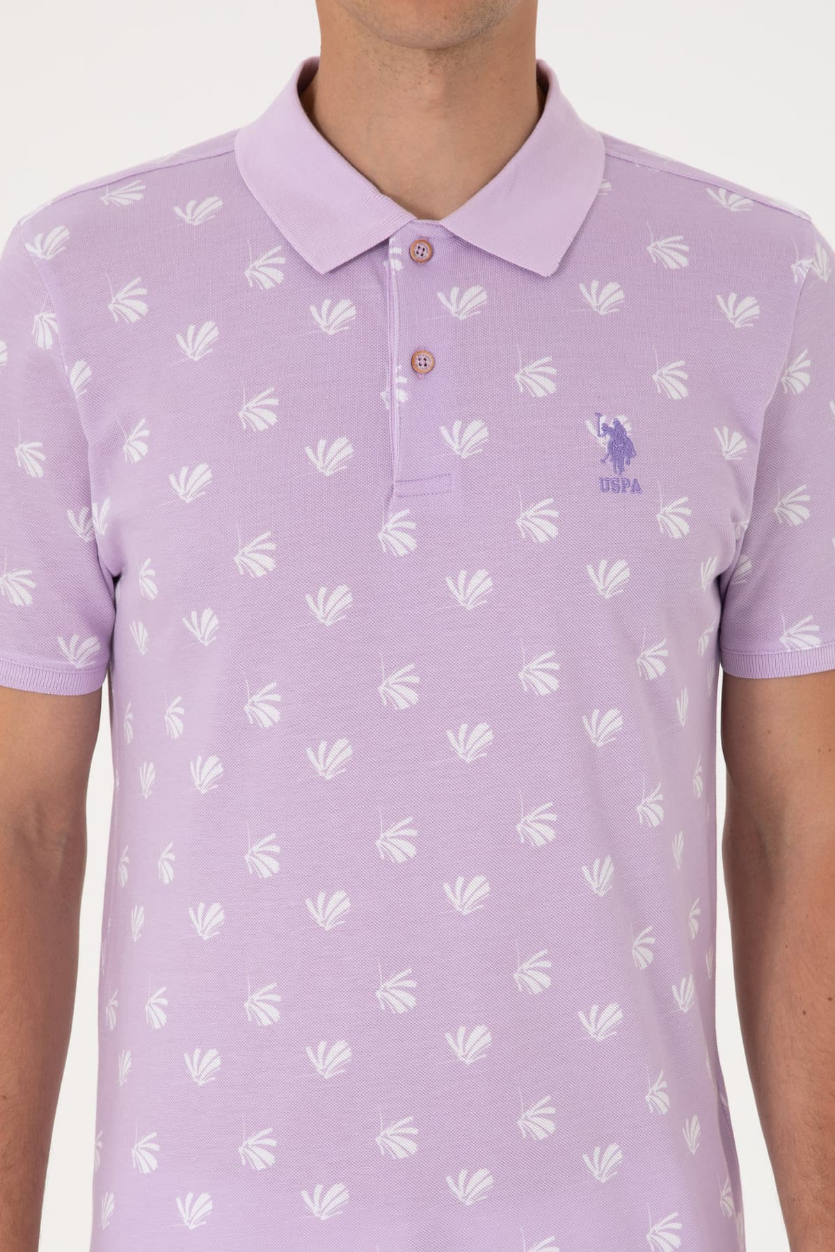 تیشرت مردانه U.S. Polo Assn. فیت معمولی بنفش یقه پولو مدل 50299661-VR034 تیشرت مردانه U.S. Polo Assn. فیت معمولی بنفش یقه پولو مدل 50299661-VR034