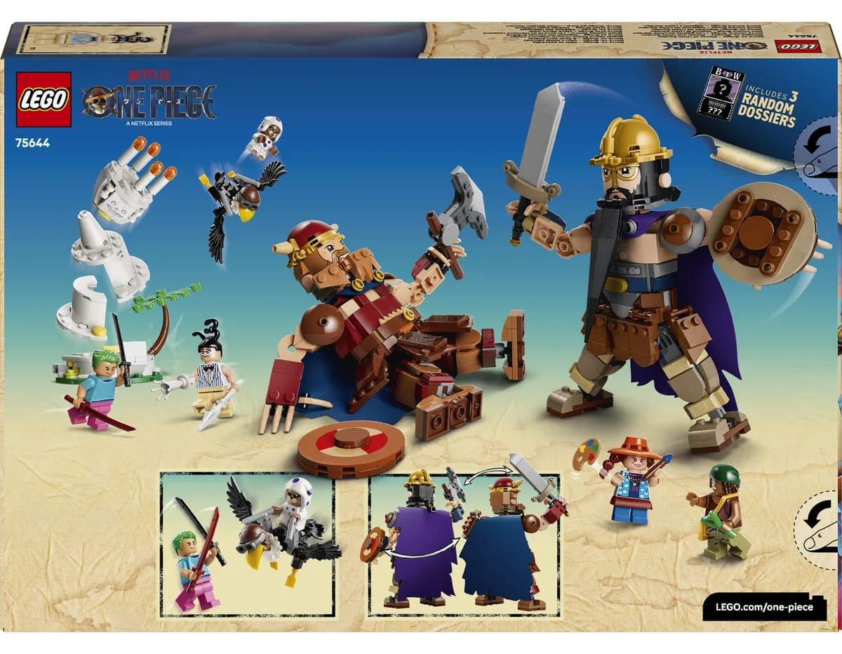 لگو ONE PIECE Dorry vs. Brogy Little Garden مدل 75644 با 733P لگو ONE PIECE Dorry vs. Brogy Little Garden مدل 75644 با 733P