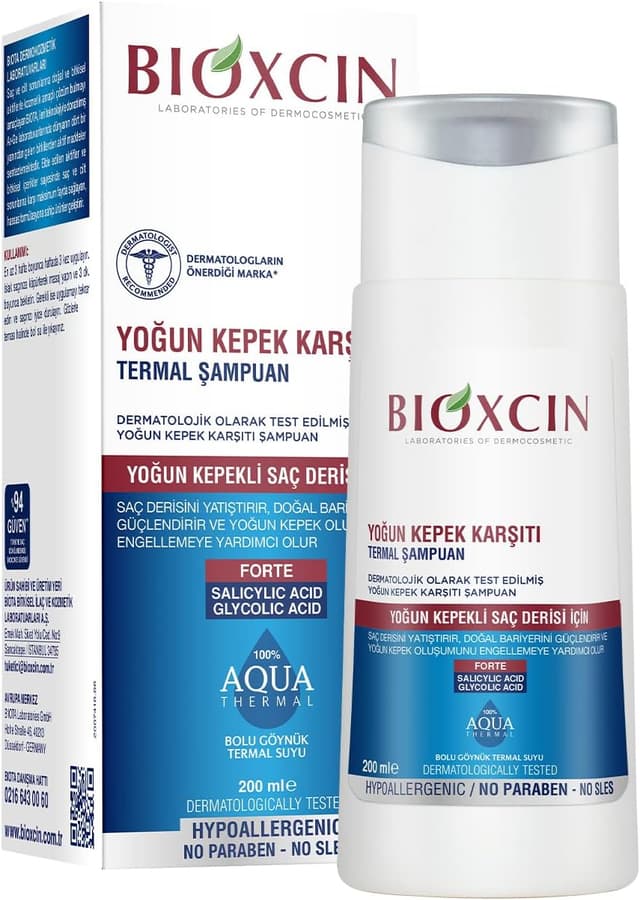 شامپو ضد شوره حرارتی BIOXCIN با Salicylic Acid و Zinc 200 ml شامپو ضد شوره حرارتی BIOXCIN با Salicylic Acid و Zinc 200 ml