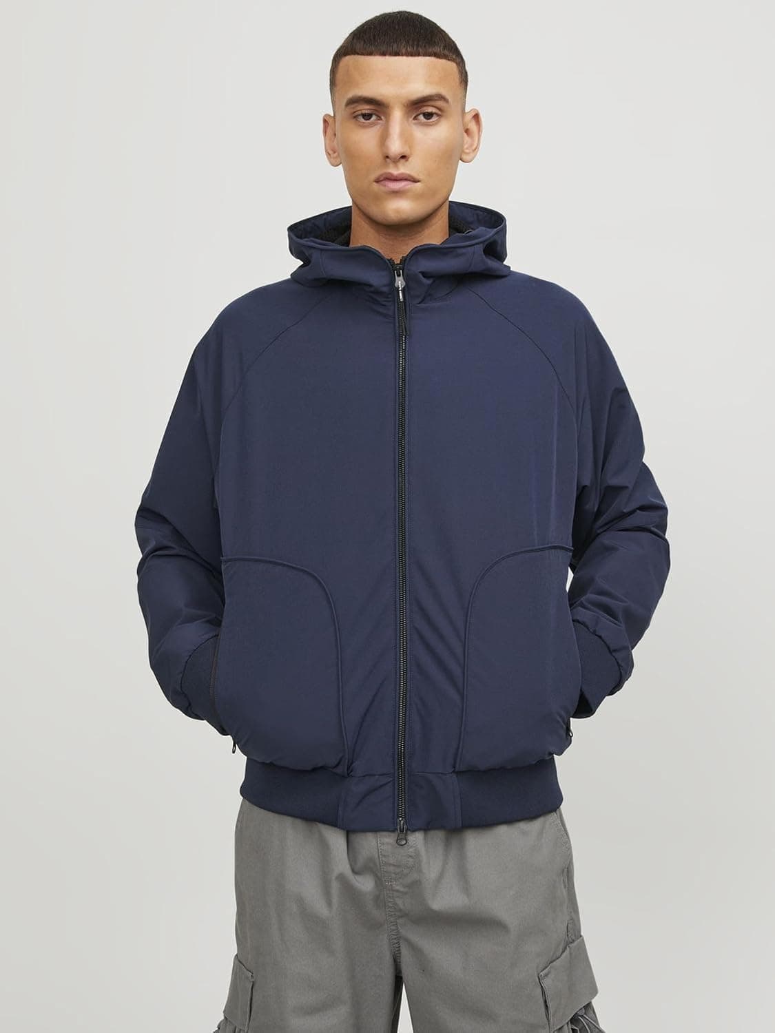 ژاکت بامبر مردانه Jack & Jones مدل JCOTRACK ژاکت بامبر مردانه Jack & Jones مدل JCOTRACK