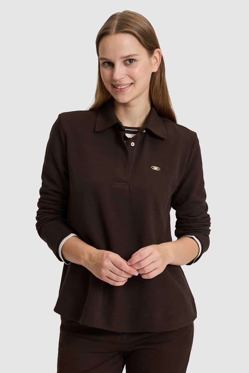 سوئیشرت زنانه U.S. Polo Assn. قهوهای تیره مدل 50326717-VR084 سوئیشرت زنانه U.S. Polo Assn. قهوهای تیره مدل 50326717-VR084