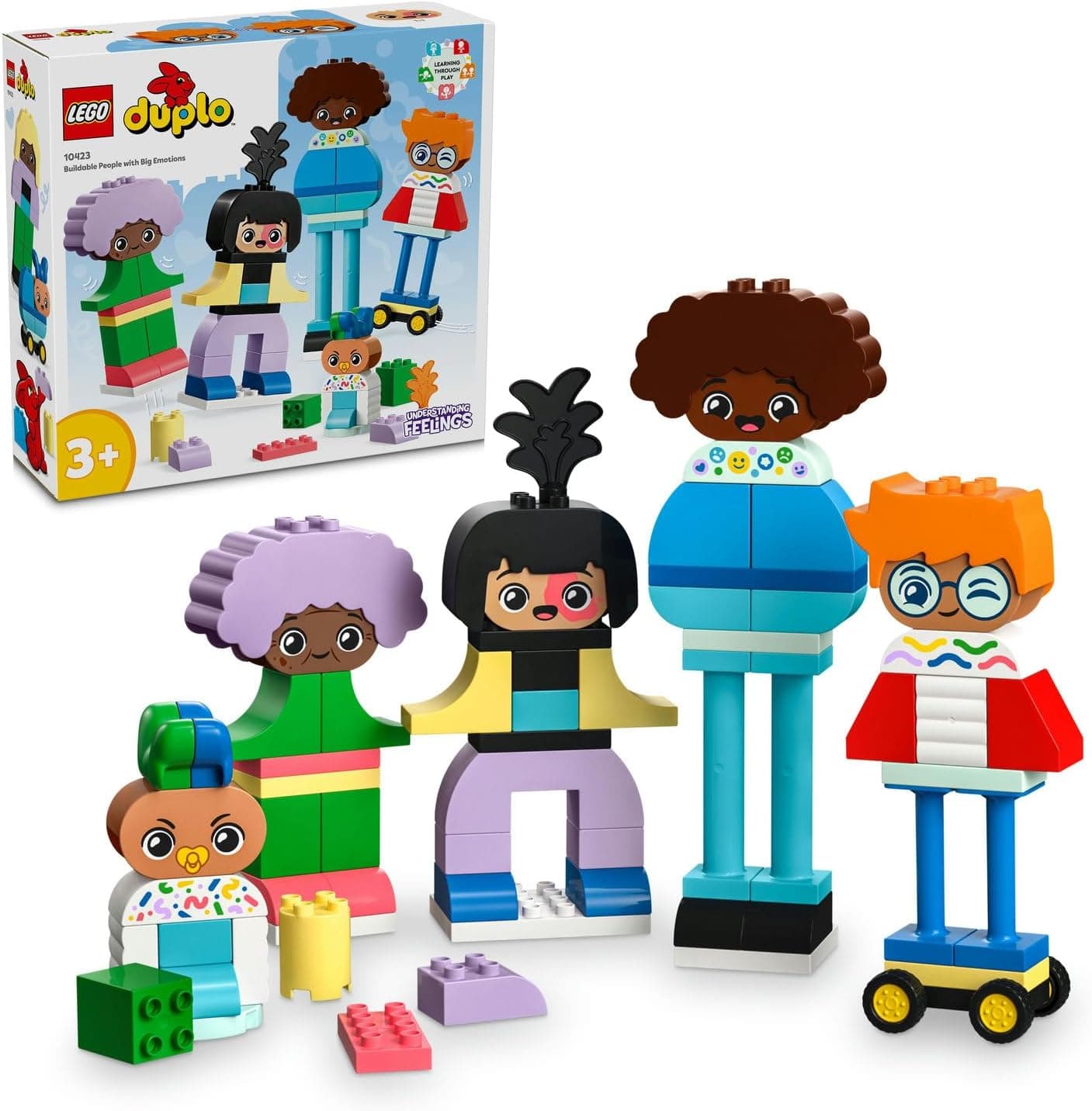 لگو DUPLO آموزشی کودکان 3 سال به بالا با آدمکهای احساسی قابل ساخت مدل 10423 (71 قطعه) لگو DUPLO آموزشی کودکان 3 سال به بالا با آدمکهای احساسی قابل ساخت مدل 10423 (71 قطعه)