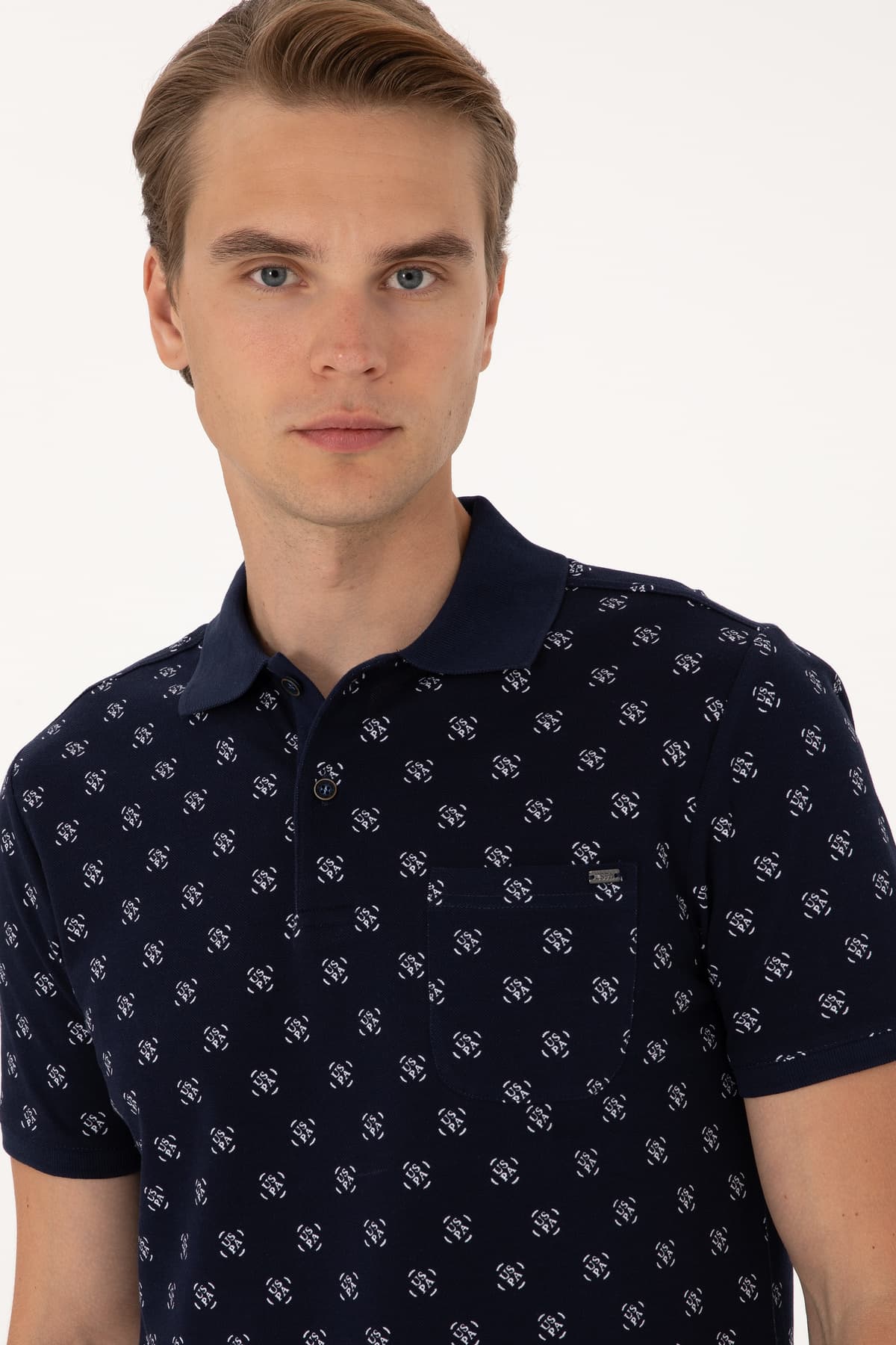 تیشرت مردانه U.S. Polo Assn. فیت معمولی سرمهای یقه پولو مدل 50300379-VR033 تیشرت مردانه U.S. Polo Assn. فیت معمولی سرمهای یقه پولو مدل 50300379-VR033