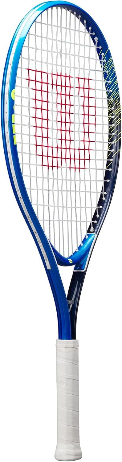راکت تنیس پسرانه نوجوان Wilson آبی و سبز زهکشیشده 225g مدل Slam Junior 25 L راکت تنیس پسرانه نوجوان Wilson آبی و سبز زهکشیشده 225g مدل Slam Junior 25 L