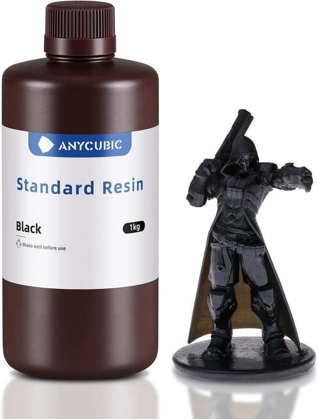 رزین پرینتر سه بعدی ANYCUBIC 405nm دقت بالا پخت سریع مشکی 1kg رزین پرینتر سه بعدی ANYCUBIC 405nm دقت بالا پخت سریع مشکی 1kg