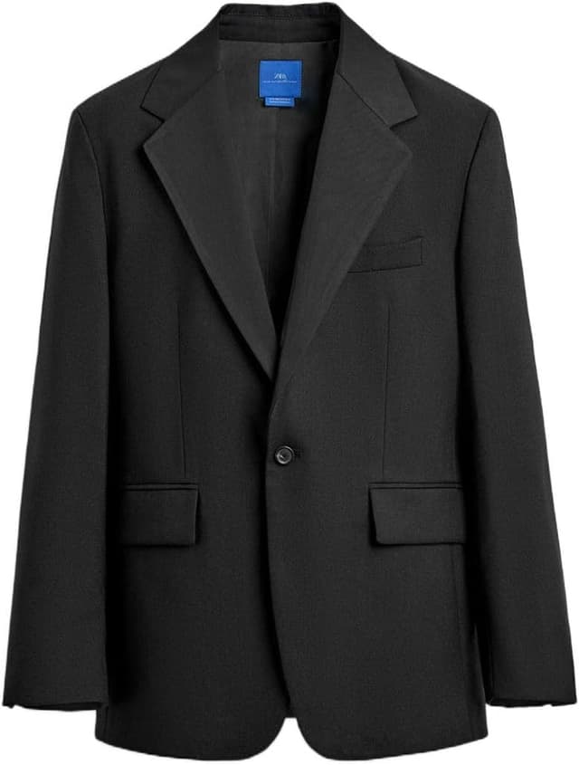 بلیزر اسموکینگ مردانه پشمی Zara Aaron Levıne X Zara مشکی Eu 54 (us 44) بلیزر اسموکینگ مردانه پشمی Zara Aaron Levıne X Zara مشکی Eu 54 (us 44)