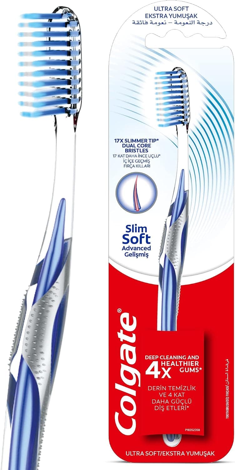 مسواک Colgate فوقباریک با برس فوقنرم و پاککنندگی عمیق پیشرفته، رنگبندی متنوع مسواک Colgate فوقباریک با برس فوقنرم و پاککنندگی عمیق پیشرفته، رنگبندی متنوع