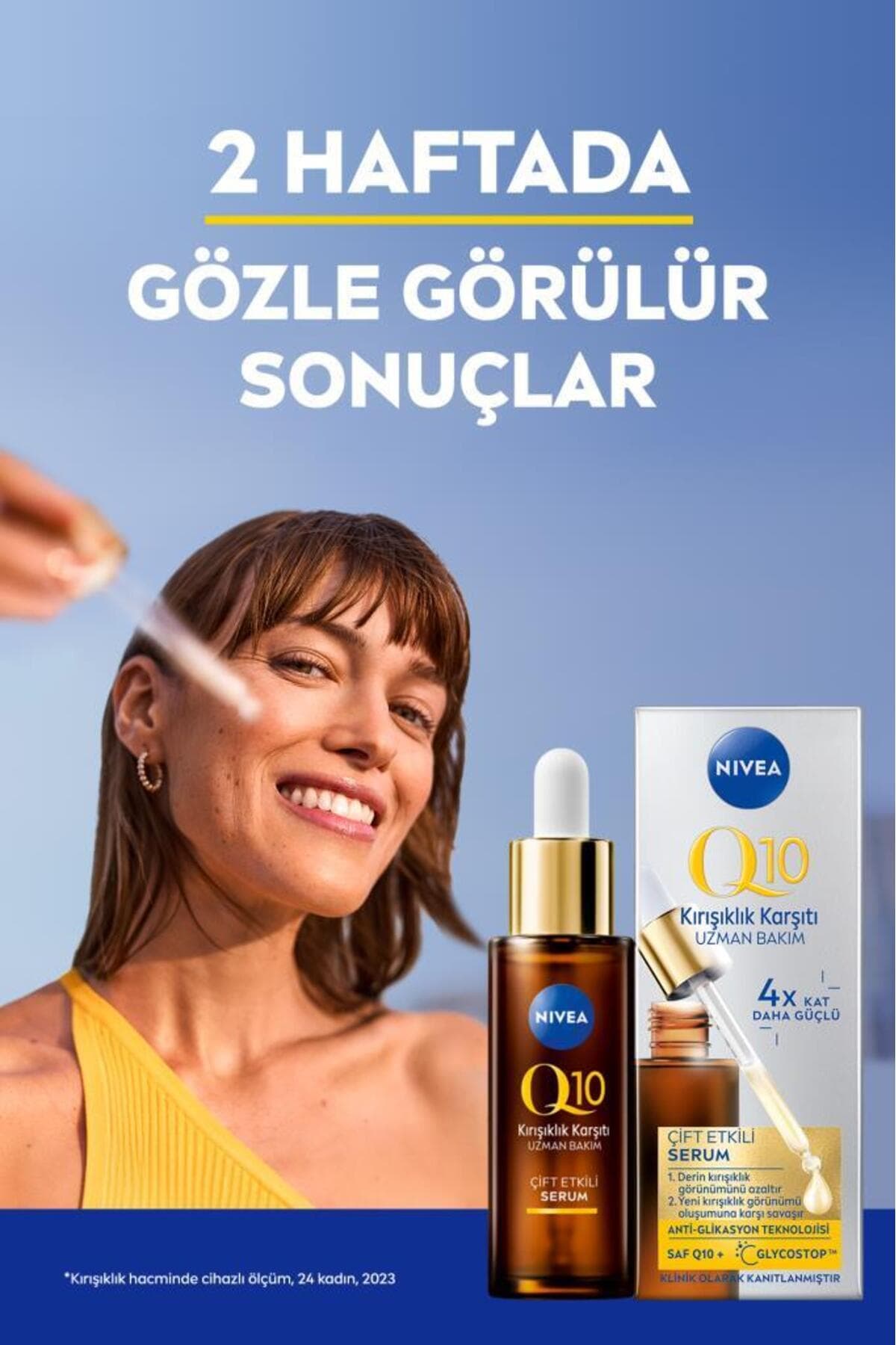 سرم ضدچروک دو اثره پوست NIVEA Q10 برای چروکهای پیشانی 30ml سرم ضدچروک دو اثره پوست NIVEA Q10 برای چروکهای پیشانی 30ml