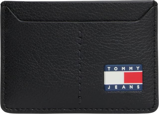 کیف پول مردانه Tommy Jeans مدل TJM HERITAGE CC HOLDER مشکی کیف پول مردانه Tommy Jeans مدل TJM HERITAGE CC HOLDER مشکی
