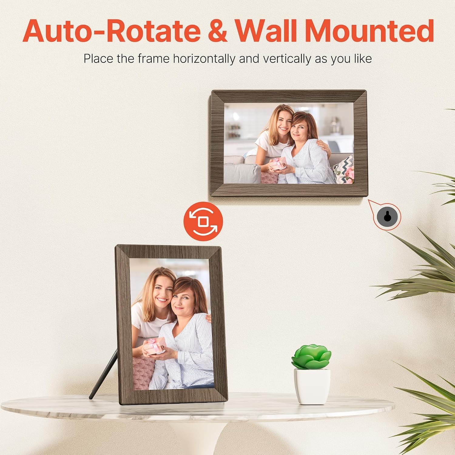 قاب عکس دیجیتال WiFi 10.1 اینچی BIGASUO با حافظه 32GB و صفحهنمایش لمسی IPS مدل Frameo قاب عکس دیجیتال WiFi 10.1 اینچی BIGASUO با حافظه 32GB و صفحهنمایش لمسی IPS مدل Frameo